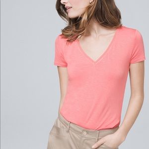 White House Black Market Everyday V-Neck Tee